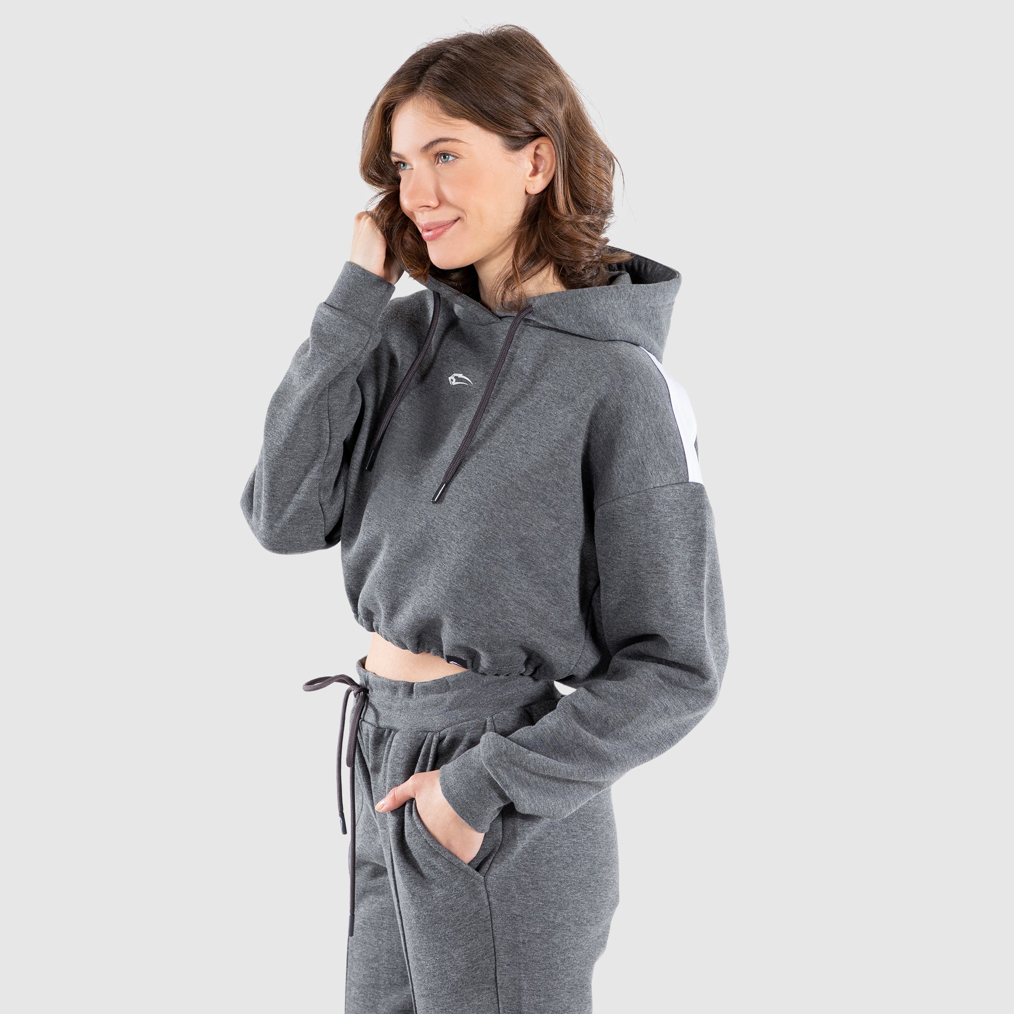 Sweat à capuche court Jessica